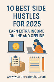 Best Side Hustles in 2025 – Earn Extra Income Online & Offline